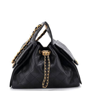 Chanel Small 25 Hobo Bag Quilted Caviar
